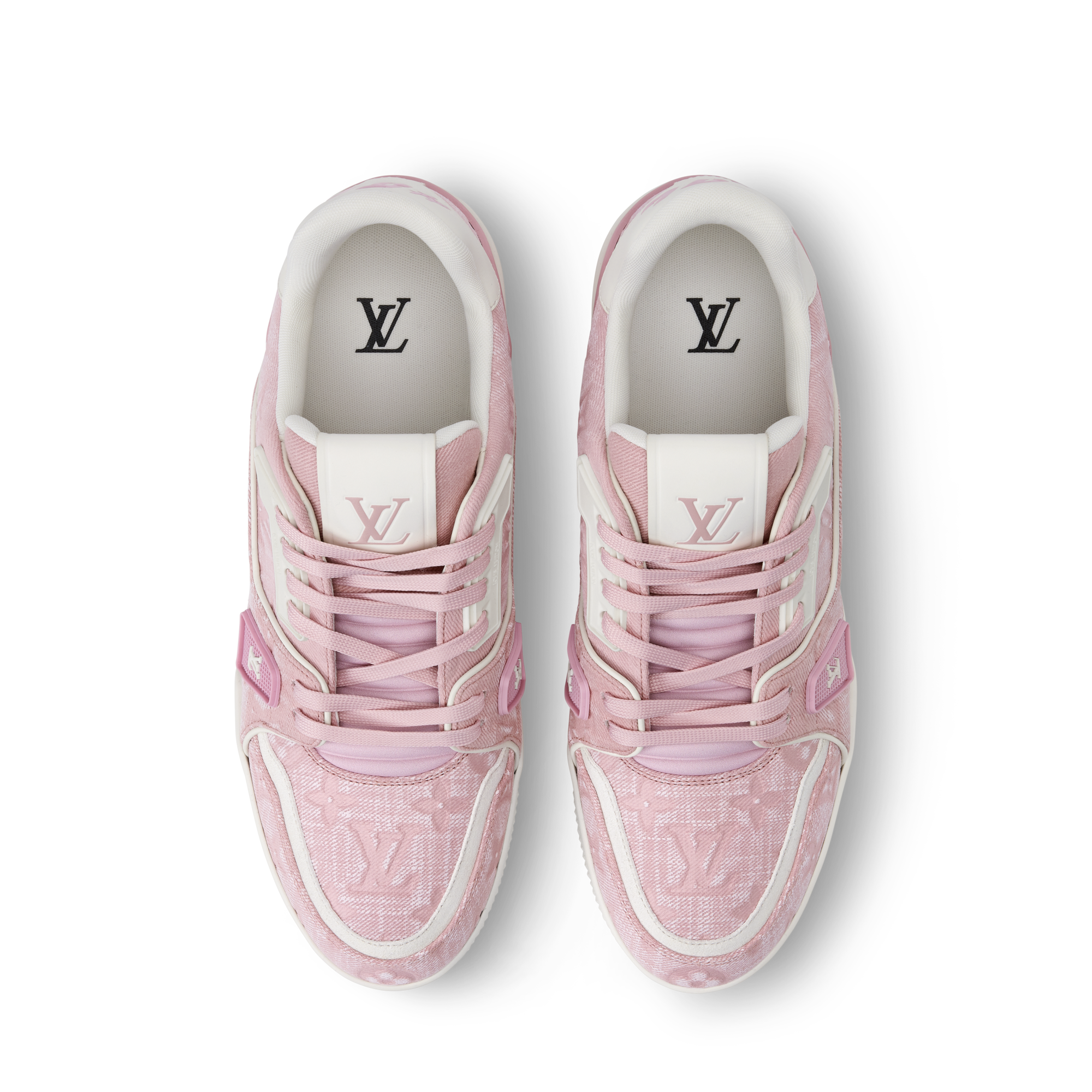 Pink LV Trainer Shoes | LOUIS VUITTON